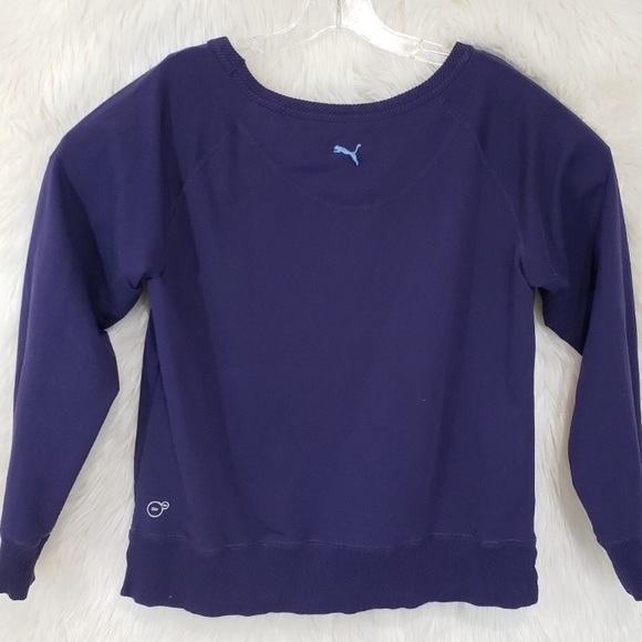 PUMA Crop Dri-Fit Sweatshirt - Picture 7 of 8
